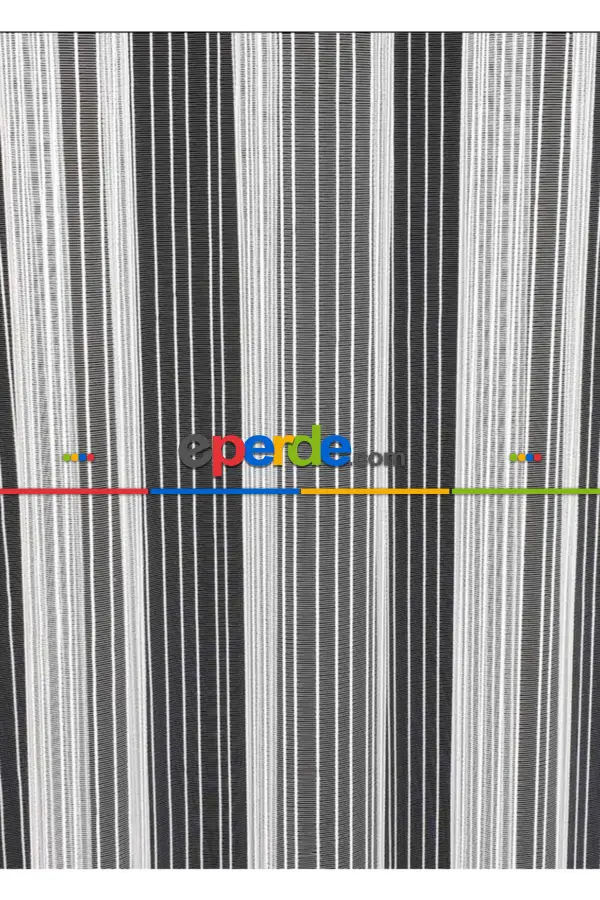 Düz Çizgili Zincir Desen Kurşunlu Gramajlı Tül (1.sınıf) (dikim Ücreti Fiyata Dahildir)