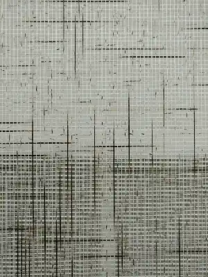 Keten Tül Stor Wicker - Çiftli Sistem Tül Stor Perde (wicker)- Kahve Açık