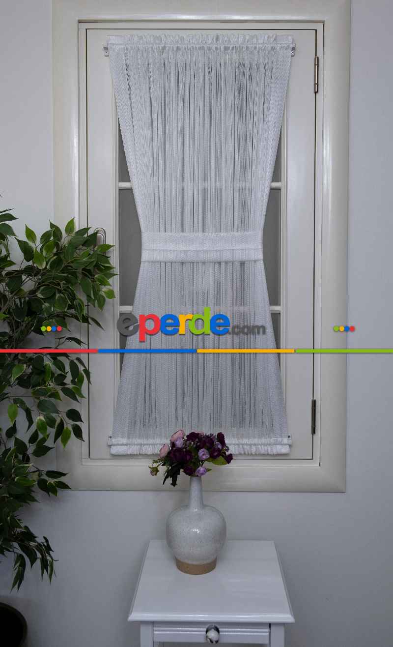 Briz Perde - Ekru Kar Tül Ütü İstemeyen Fantazi Tül