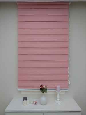 Zebra Perde Pembe Perde - Pembe