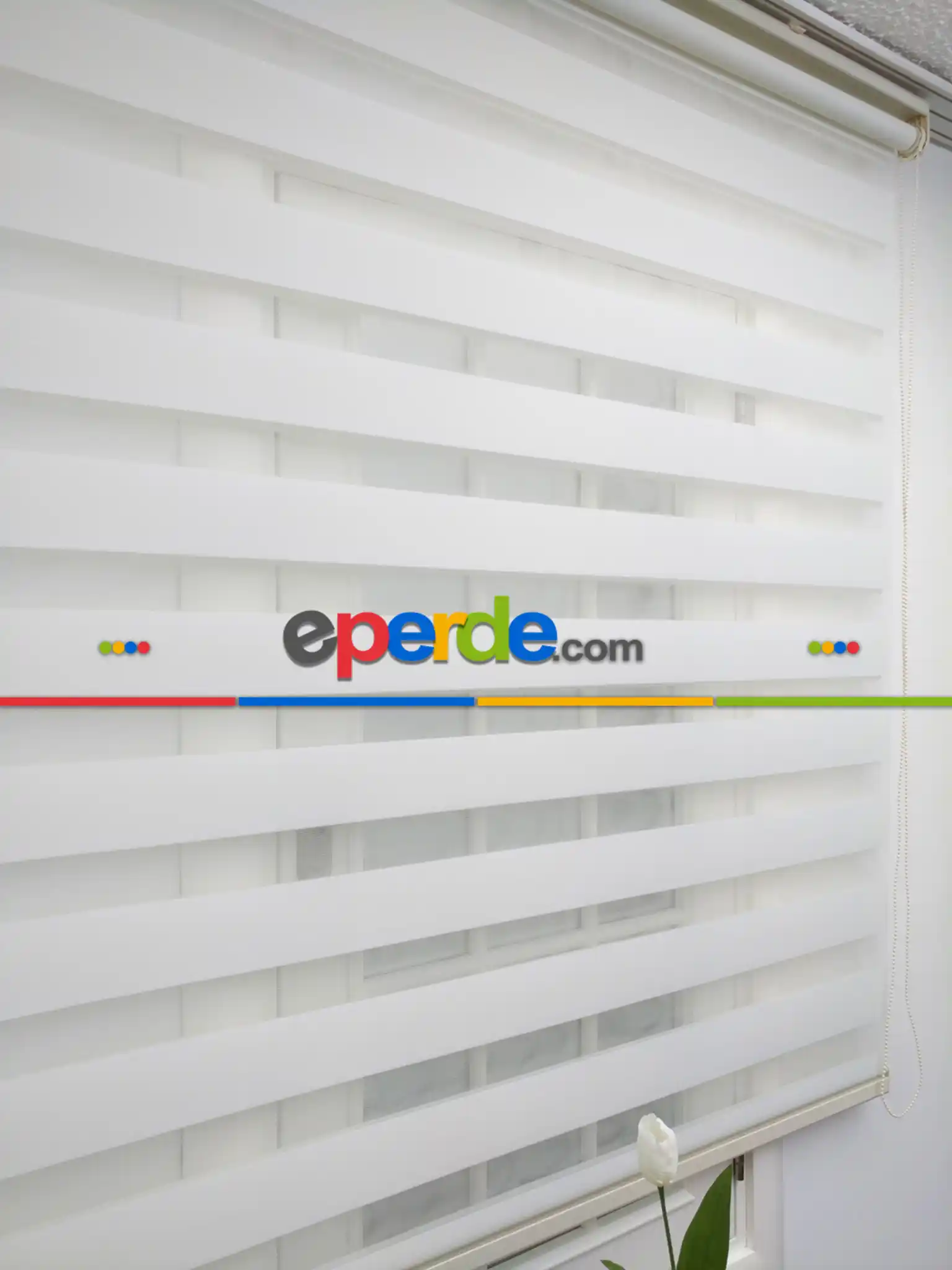 Zebra Perde - Düz Zebra Perde- Ekru