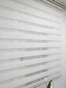 Zebra Perde - Düz Zebra Perde- Ekru