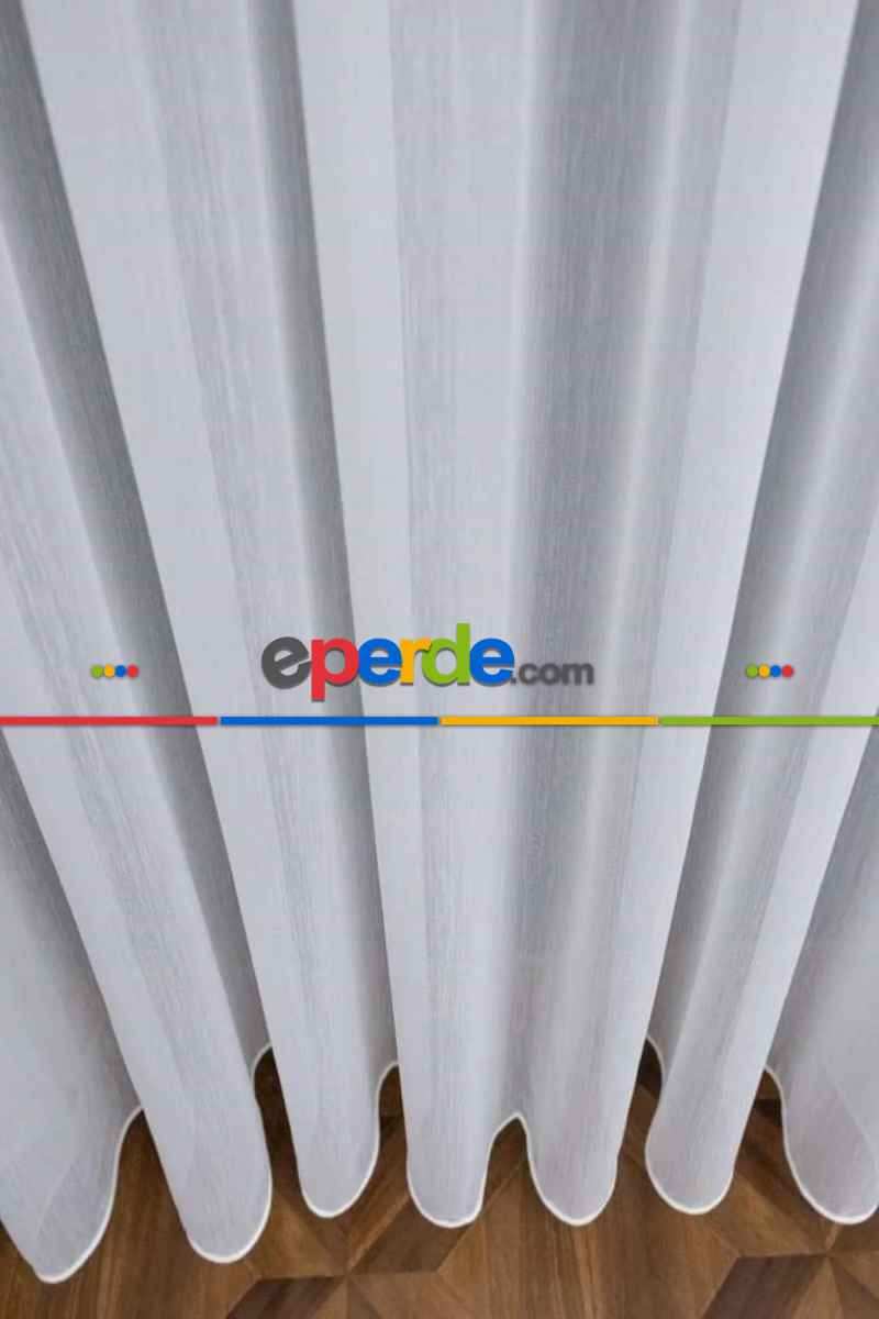 Genç Odası Bambu Keten Görünümlü Hafif Armür Desen Tül Perde - Ütü İstemez 1.kalite (dikim Ücreti Fiyata Dahildir)