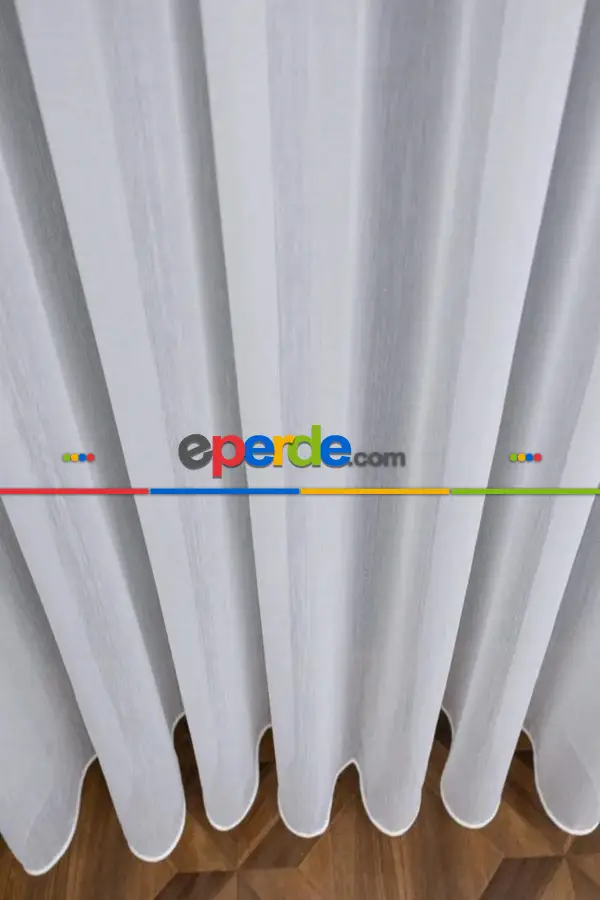 Bambu Keten Görünümlü Hafif Armür Desen Tül Perde - Ütü İstemez 1.kalite (dikim Ücreti Fiyata Dahildir)