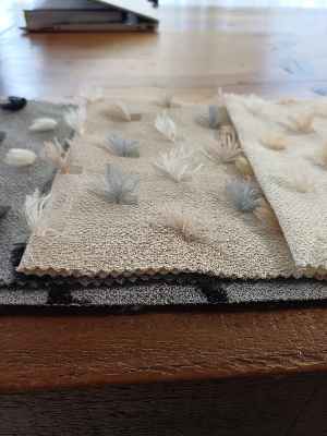 Katlamalı Fon Perde – Ponpon Desenli Mekanizmalı Perde