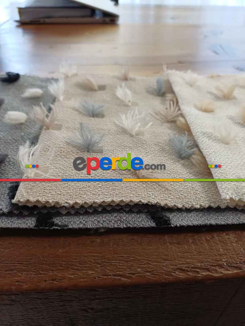 Katlamalı Fon Perde – Ponpon Desenli Mekanizmalı Perde