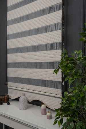 Zebra Perde - Geniş Pileli Zebra Perde