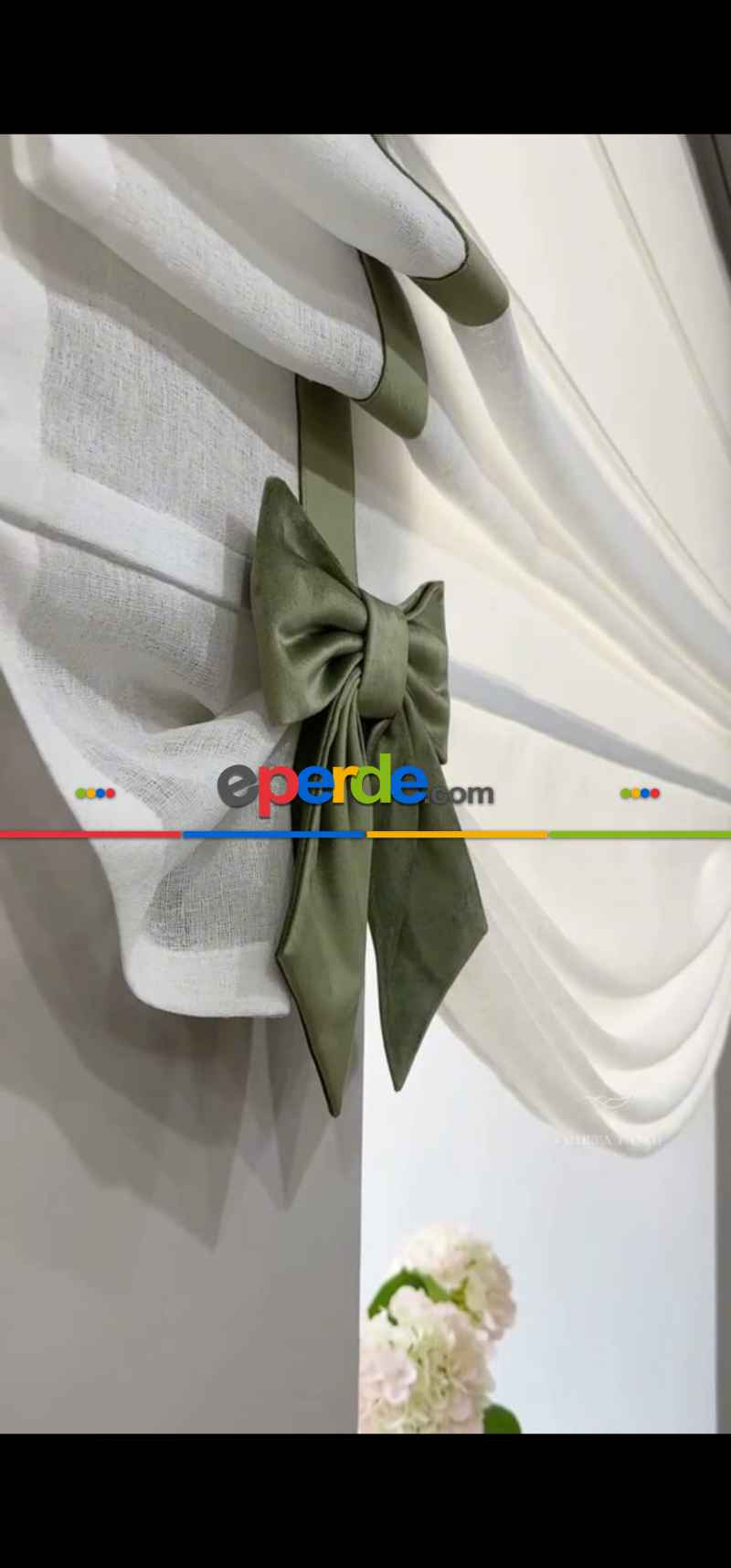 Katlamalı Keten Tül Perde – Biyeli Ve Fiyonk Detaylı Özel Tasarım