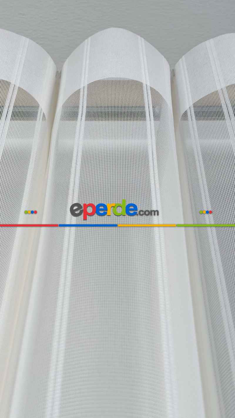 Brillant Akıllı Tül Perde, 20 Farklı Renkli Tül Dikey Zebra Perde 1. Kalite