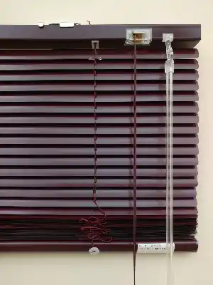 Bordo Alüminyum Jaluzi Perde - 16mm Kalınlığında- Bordo