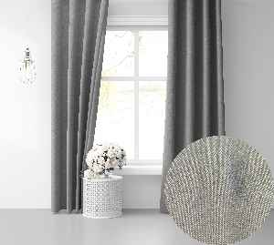 Açık Gri Ada Fon Perde 51 Renk Seçeneği 150x260 Perle Home Daily Series