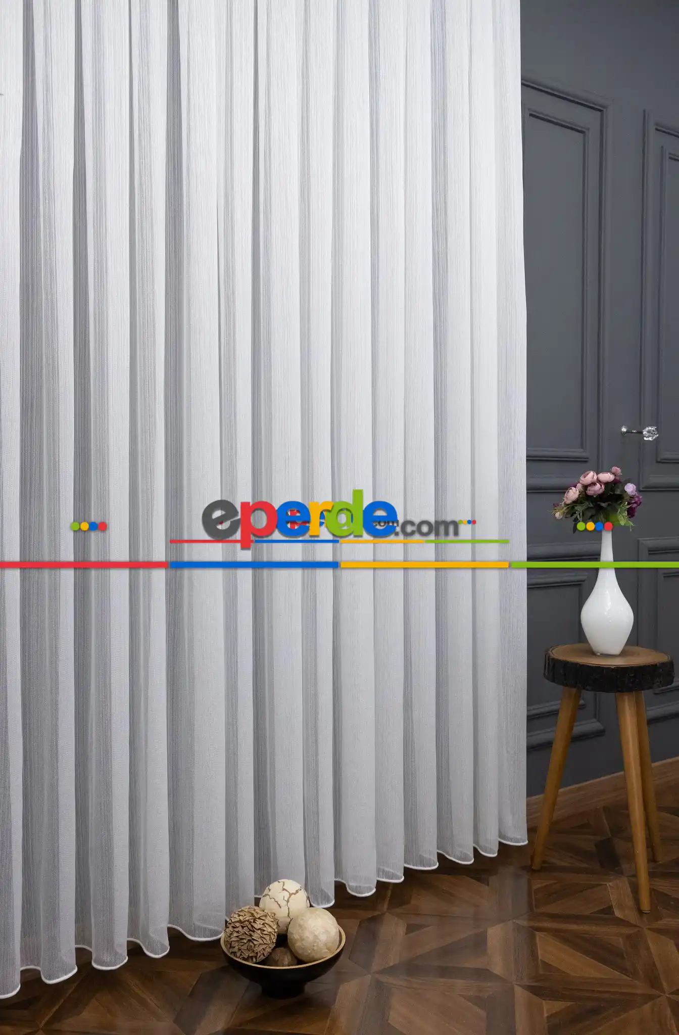 Salon - Yeni Trend Modern Düz Tül 1.kalite (dikim Ücreti Fiyata Dahildir)