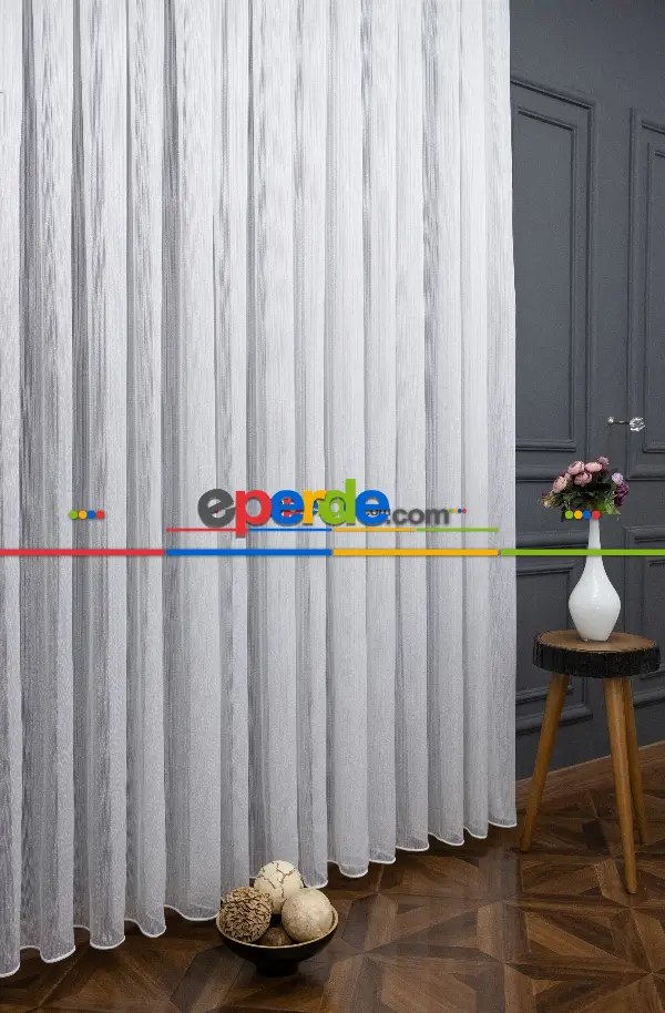 Salon - Yeni Trend Modern Düz Tül 1.kalite (dikim Ücreti Fiyata Dahildir)