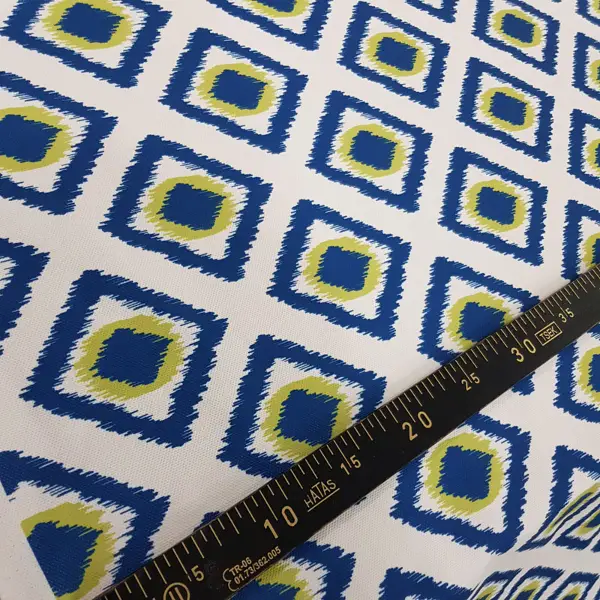 Salon - İkat Desenli Fon Perde Evm1503-4 Kumaşı Kalındır Duck Bezi Değildir-  Çok Renkli 2