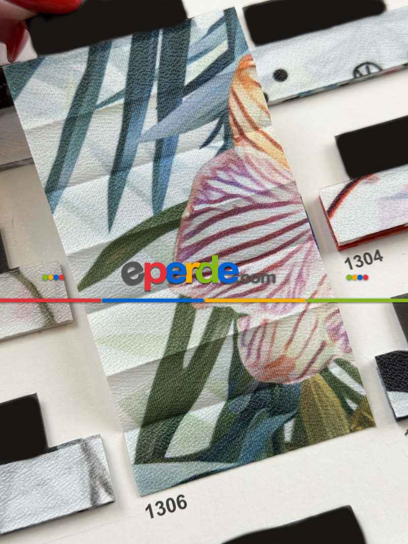 Premium 17 Farklı Desen Plise Perde Cam Balkon Perdesi