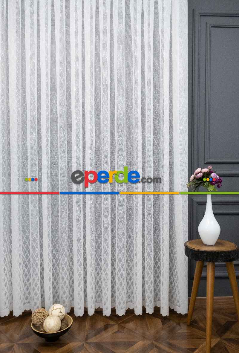 Fransız Dantel Tül Perde - Yüksek Kalite