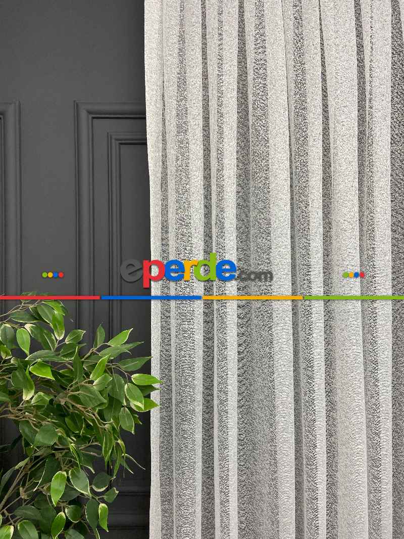 Mutfak - Fransız Dantel 2021 Tül Perde- Ekru