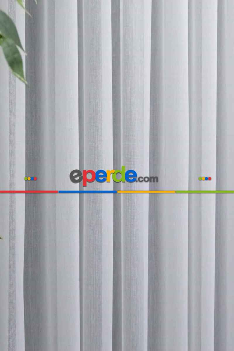 Genç Odası Bambu Keten Görünümlü Hafif Armür Desen Tül Perde - Ütü İstemez 1.kalite (dikim Ücreti Fiyata Dahildir)