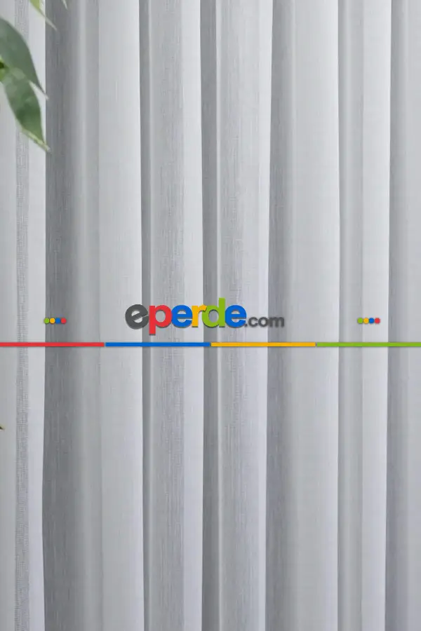 Bambu Keten Görünümlü Hafif Armür Desen Tül Perde - Ütü İstemez 1.kalite (dikim Ücreti Fiyata Dahildir)