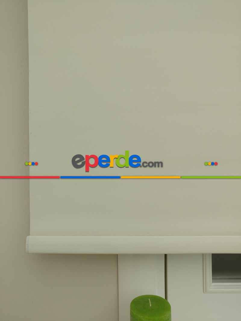 Stor Perde Karartma Blackout (pvc Kaplama) Kalın Dokulu- Krem Koyu