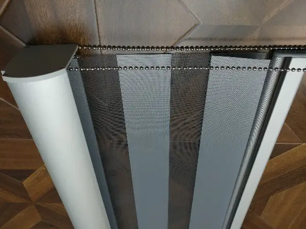 Antrasit Zebra Perde - Düz Zebra Perde