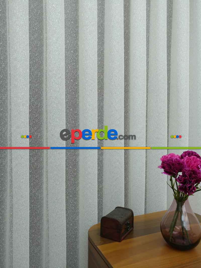 Kdk Örme Dantel Tül Perde- Krem-ekru