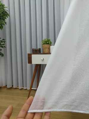 Mutfak - ( Orjinal ) Düz Crush Tül Perde 