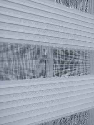 %40 Indirimli !!! Beyaz Dar Plise Zebra Perde Ozel Fiyat- Beyaz