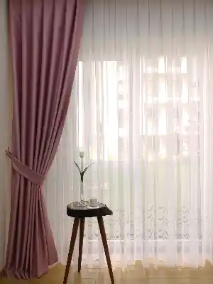 Gül Kurusu Blackout Düz Fon Perde- Gül Kurusu