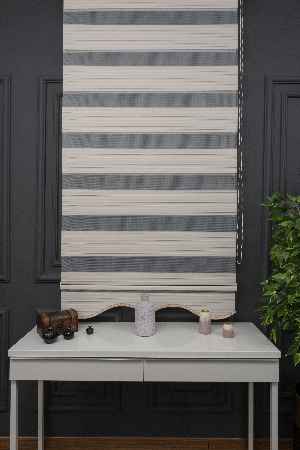 Zebra Perde - Geniş Pileli Zebra Perde