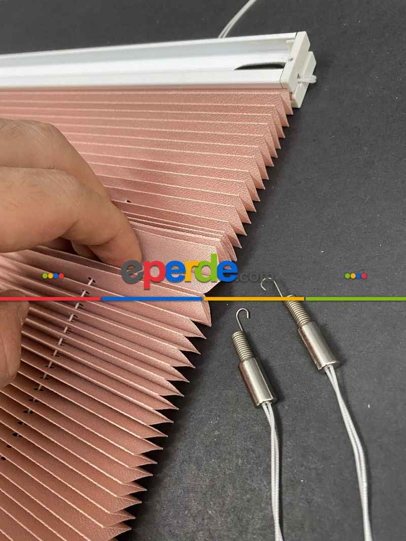 Plise Perde, Pembe Renk (perla 11)