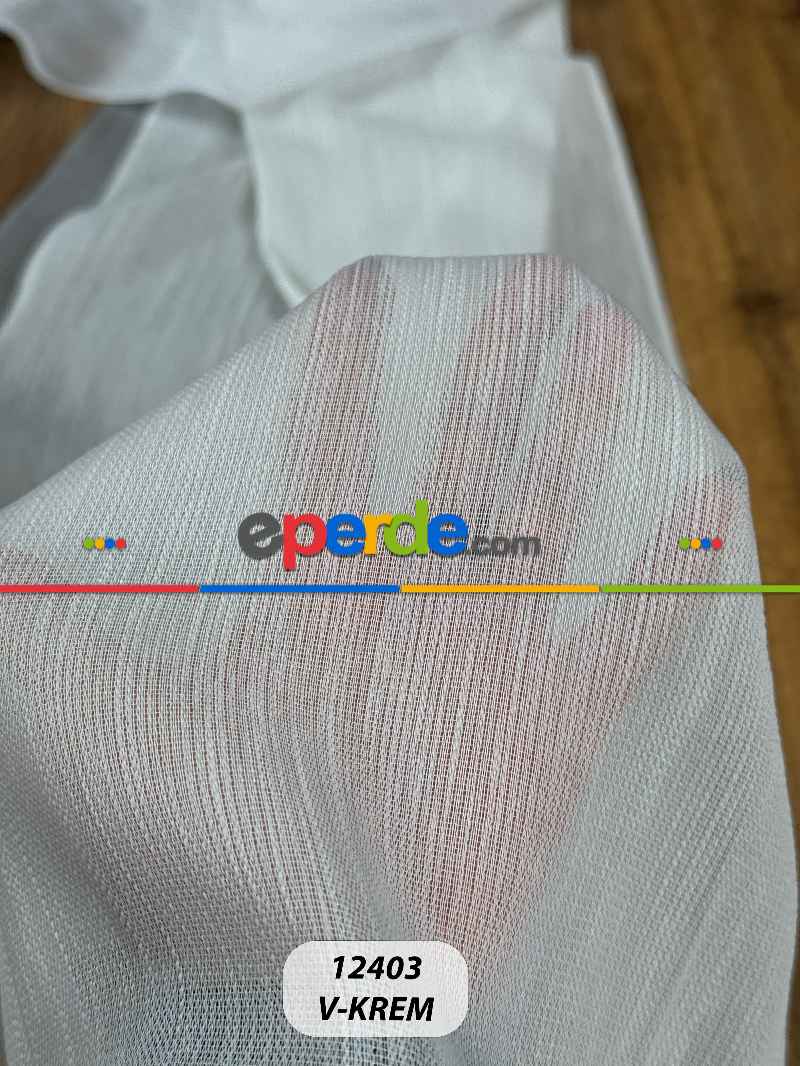 Vizon Kahve Keten Düz Tül Perde - Ağır Gramajlı Premium