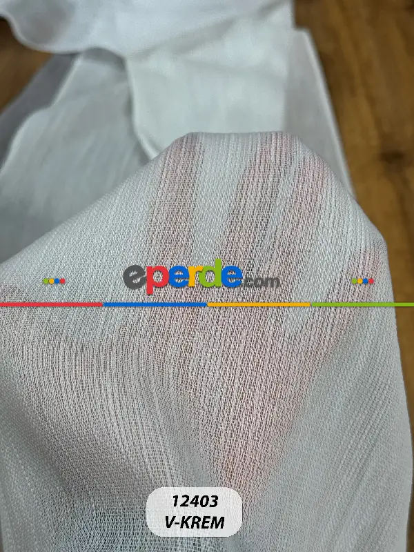 Vizon Kahve Keten Düz Tül Perde - Ağır Gramajlı Premium