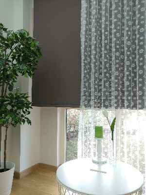 Mutfak 2021 Tül Perde- Ekru