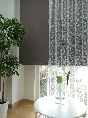 Mutfak 2021 Tül Perde- Ekru