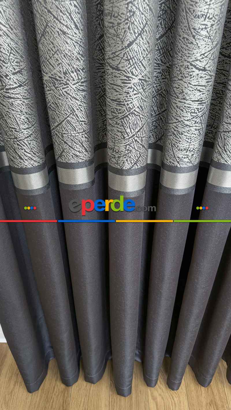 Antrasit Gri Fon Perde, Pano Model