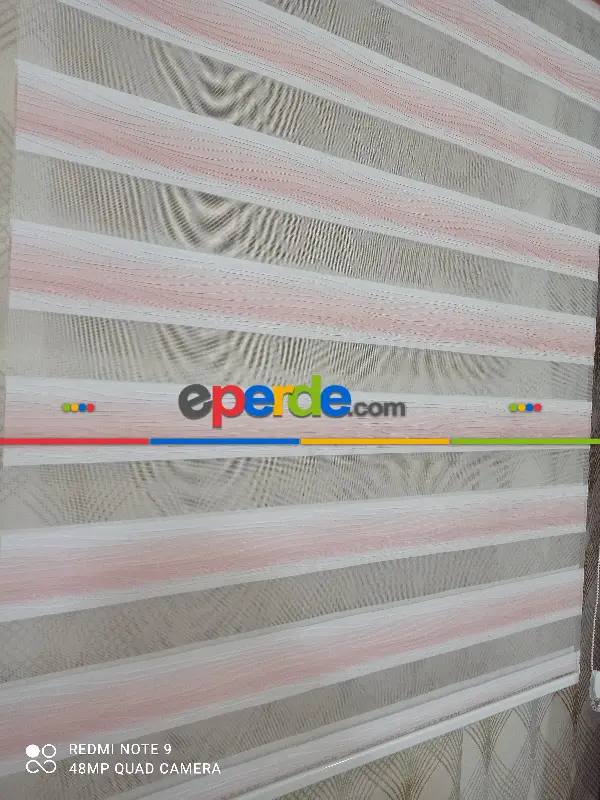 1, Kalite Renk Geçişli Pliseli Zebra Yeni Sezon Ürünü