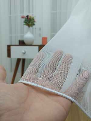 Dönergücü - Mat Zemin Tül Perde Ekru Renk 1.kalite- Ekru - Kurşunlu Tül