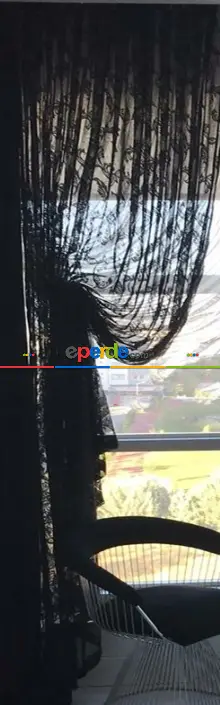 Siyah Renk Şal Desen Tasarım Yanki Kruvaze Tiystro Model