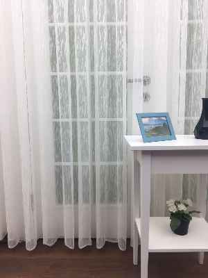 Özel Örme Dokulu Tül Perde 100% Orjinal Ürün- Ekru