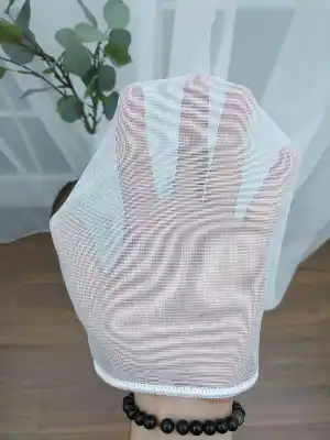 Salon Tül - Dönergücü - Pırıltı Zemin Tül Perde Beyaz Renk 1.kalite- Beyaz