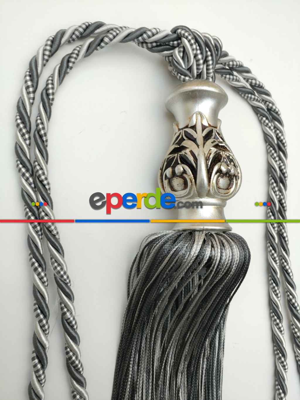 Fon Bağı Braçol Çift Renkli Gri-füme- Gri-füme-antrasit-füme