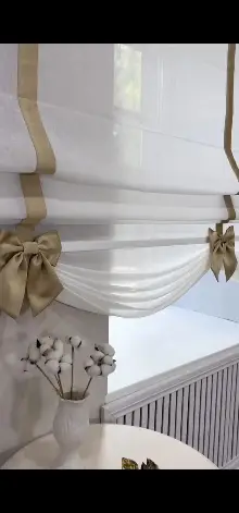 Katlamalı Keten Tül Perde – Biyeli Ve Fiyonk Detaylı Özel Tasarım