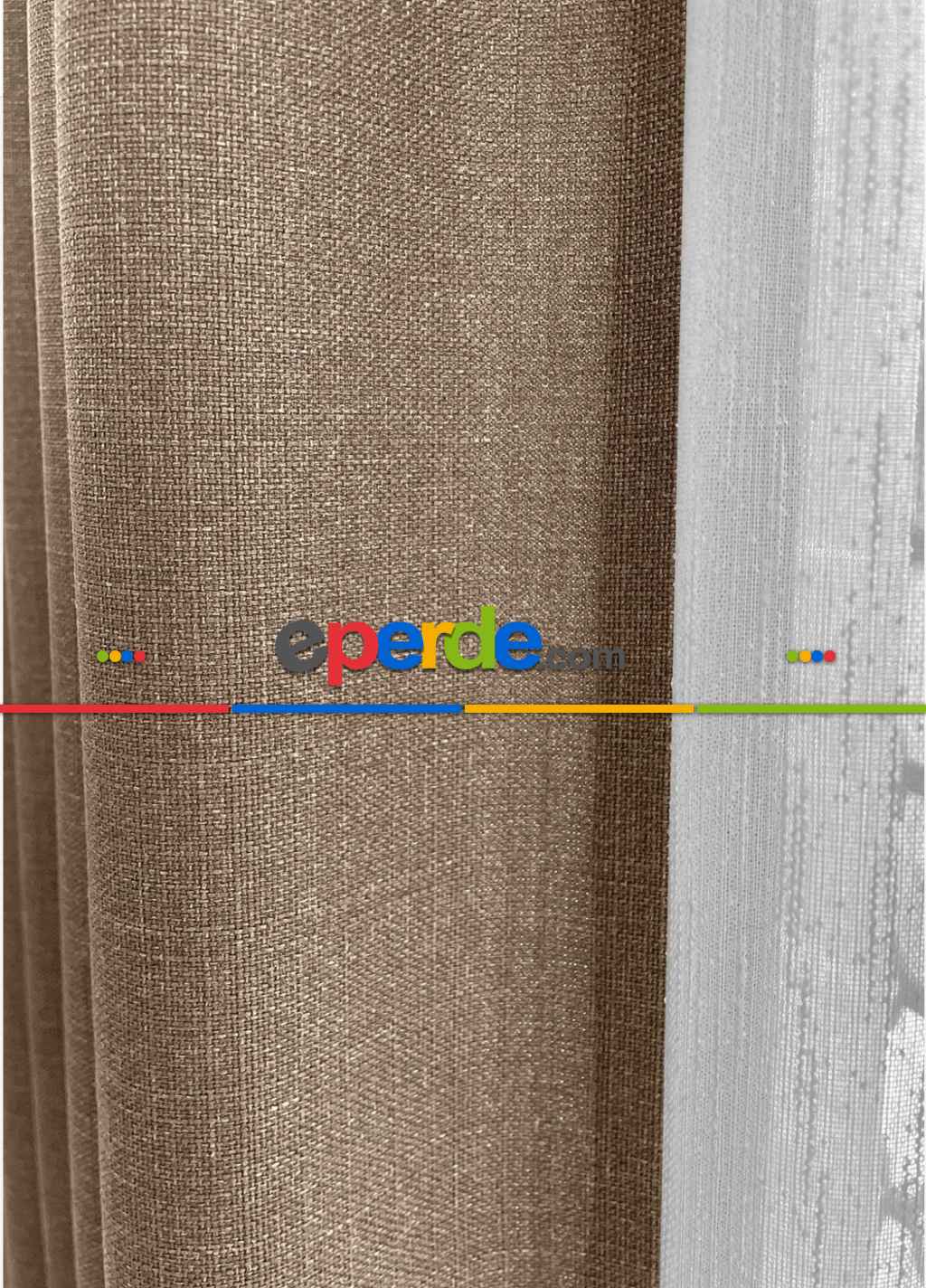 ⭐️aksesuar Hediyeli ⭐️ Keten Fonluk Hem Güneşlik Hem Fon Perde Birinci Kalite