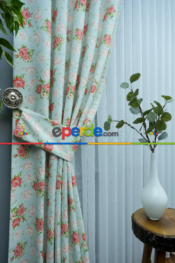 Mutfak Fon Perde- Beyaz