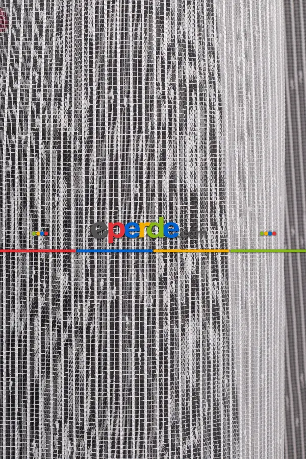 Çizgili Nokta Desen Armür Tül Perde Akdz 1077