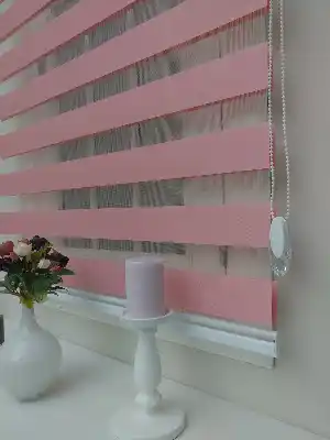 Zebra Perde Pembe Perde - Pembe