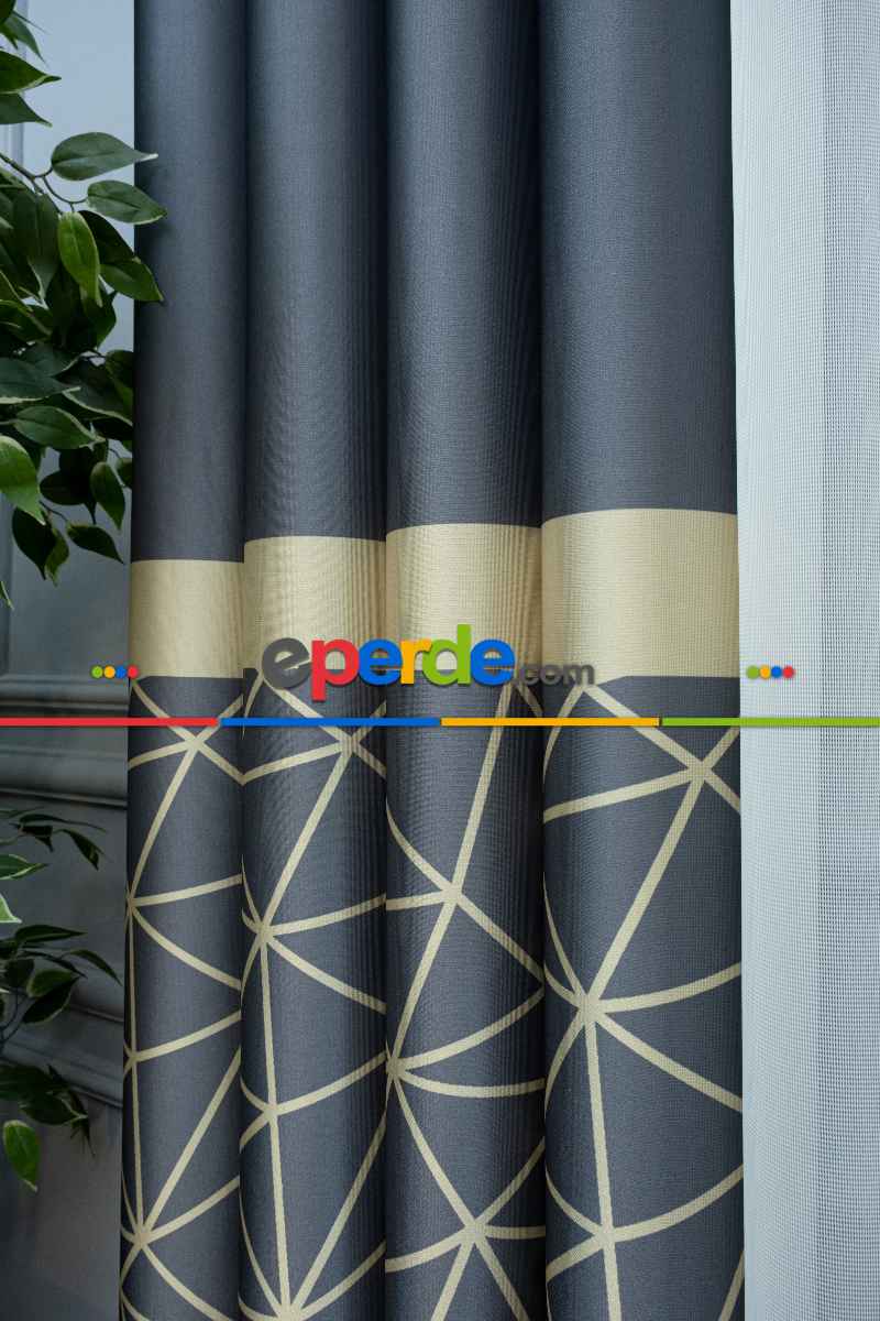 Yatak Odası - Lens Akıllı Dikey Tül Perde Koza-34- Çok Renkli 2