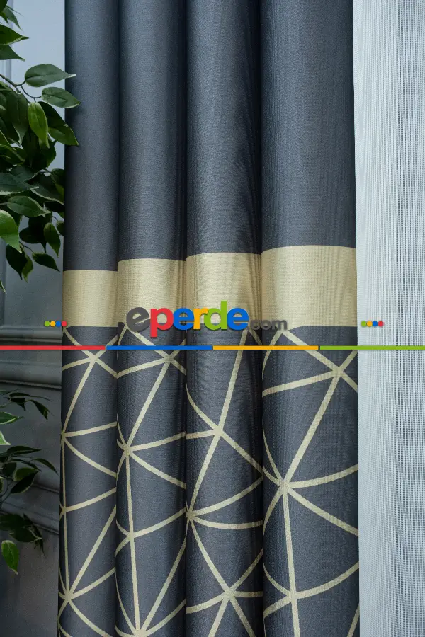 Lens Akıllı Dikey Tül Perde Koza-34- Çok Renkli 2