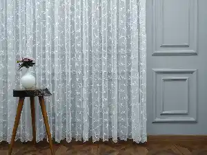 Kampanyalı Brode İşlemeli Tüller Stoklar İle Sınırlı- Ekru